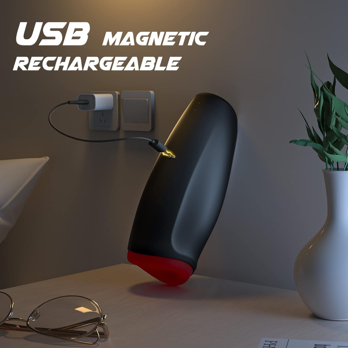 Automatischer Oral Masturbator Penistrainer Blowjob mit 10 Vibrations und 6 Saugmodi