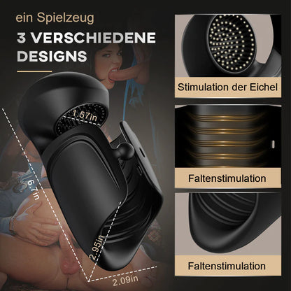 Automatically adjustable buckle 10 vibration modes masturbation cup 