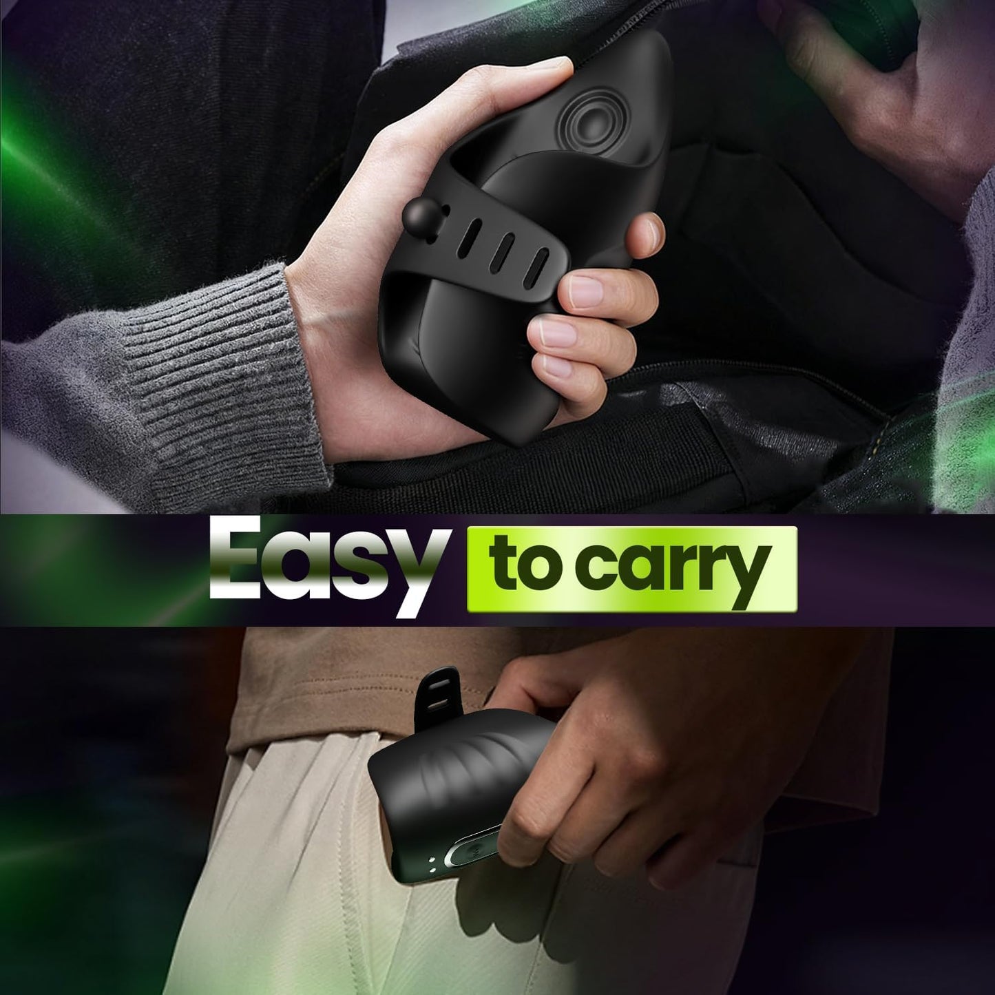 Elektrischer Penistrainer Eichelvibrator Stimulator mit 10 Vibrationsmodi & 10 Tippmodi