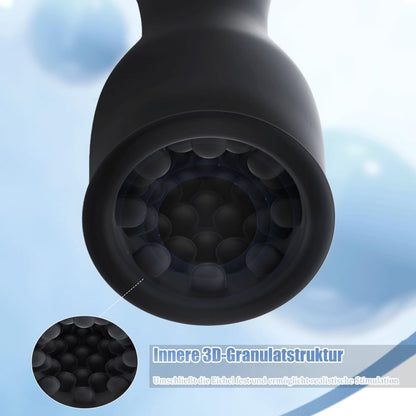 3 IN 1 Elektrische Penistrainer Eichelmassagegerät Masturbator mit 7 Vibrationsmodi