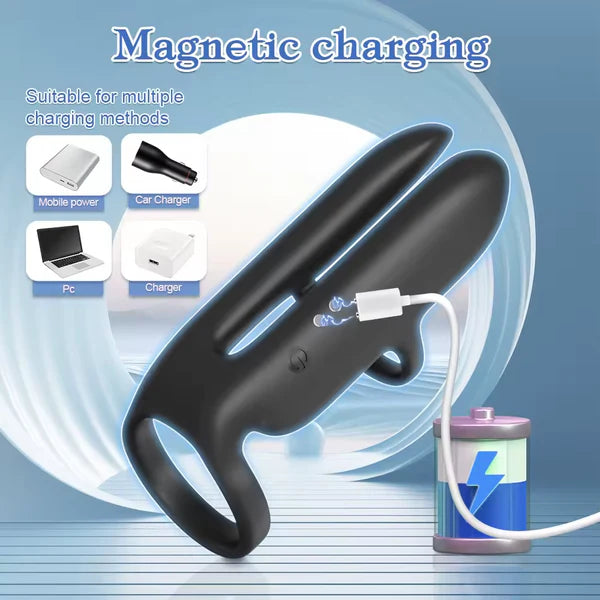 Fingerförmiger Penisring Eicheltrainer Tanit Stimulator mit 10 Intensiven Vibrationsmustern