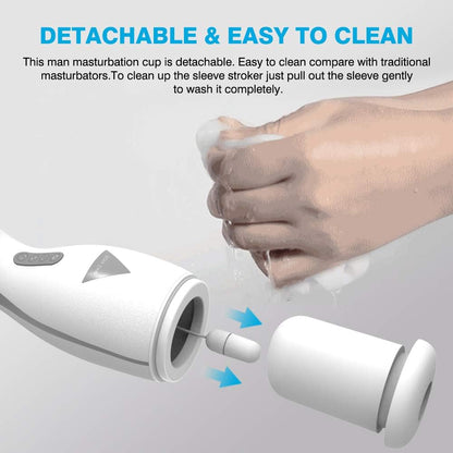 Automatischer Saug-Masturbator Penis Stroker mit 3 Saugmodi & 4 Vibrationsmodi