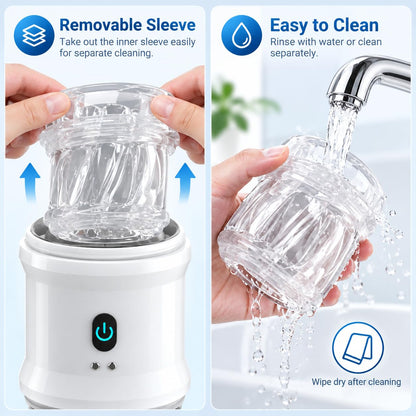 Automatische Elektrischer Masturbator Cup mit Starker 10 Saug und Vibrationsmodi