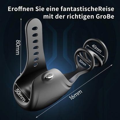 2 in 1 penisring vibrators elektrische masturbator penis trainer vibrator met 10 vibratiestanden 