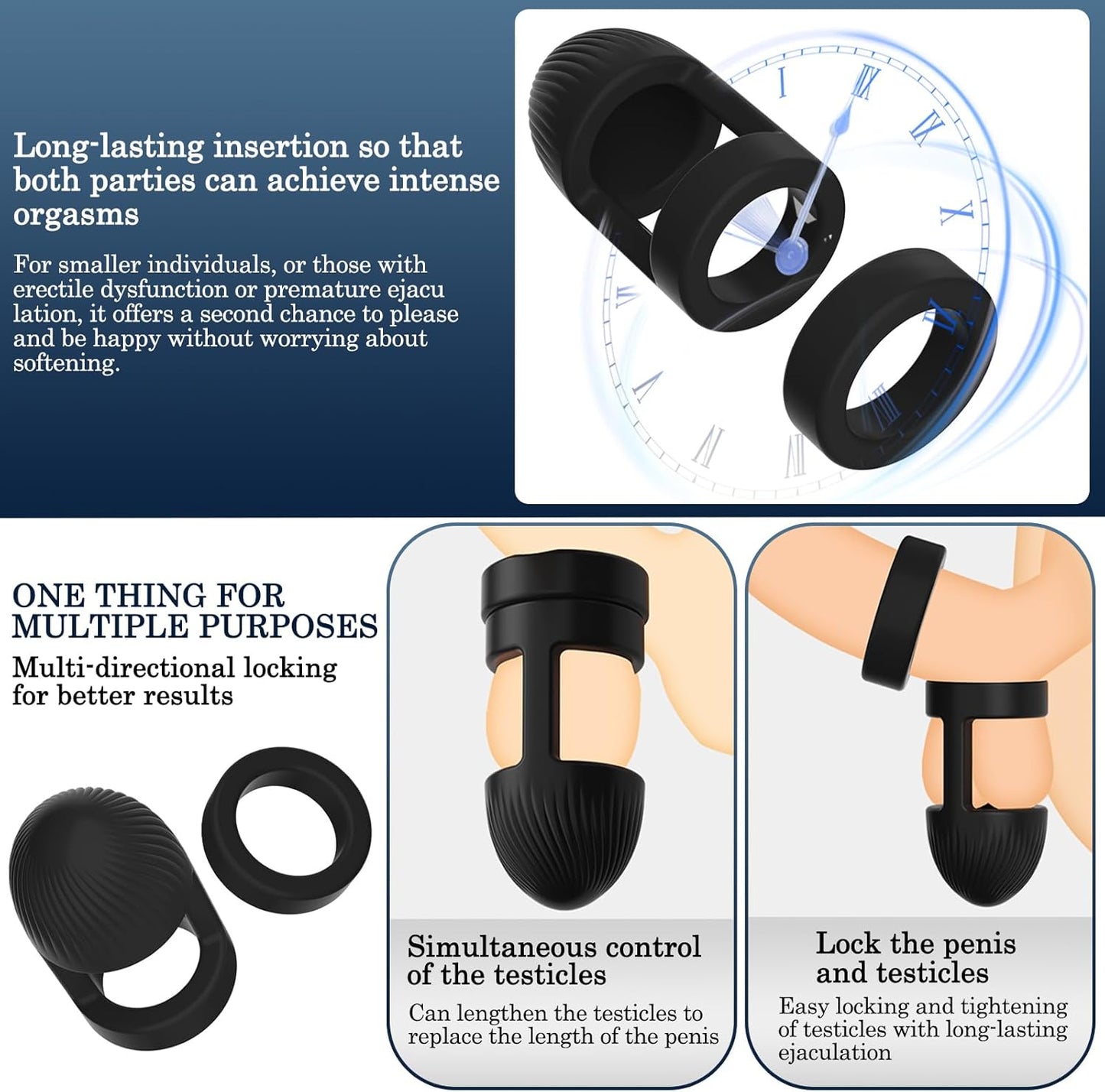 Hodenring Penistrainer Cockringe Ballstretcher Erotisches