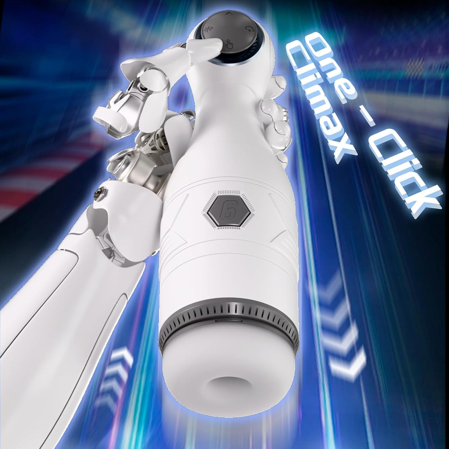 6 IN 1 Verbesserter Automatischer Masturbator Sexmahine mit 6 Vibrations & 4 Saugmodi