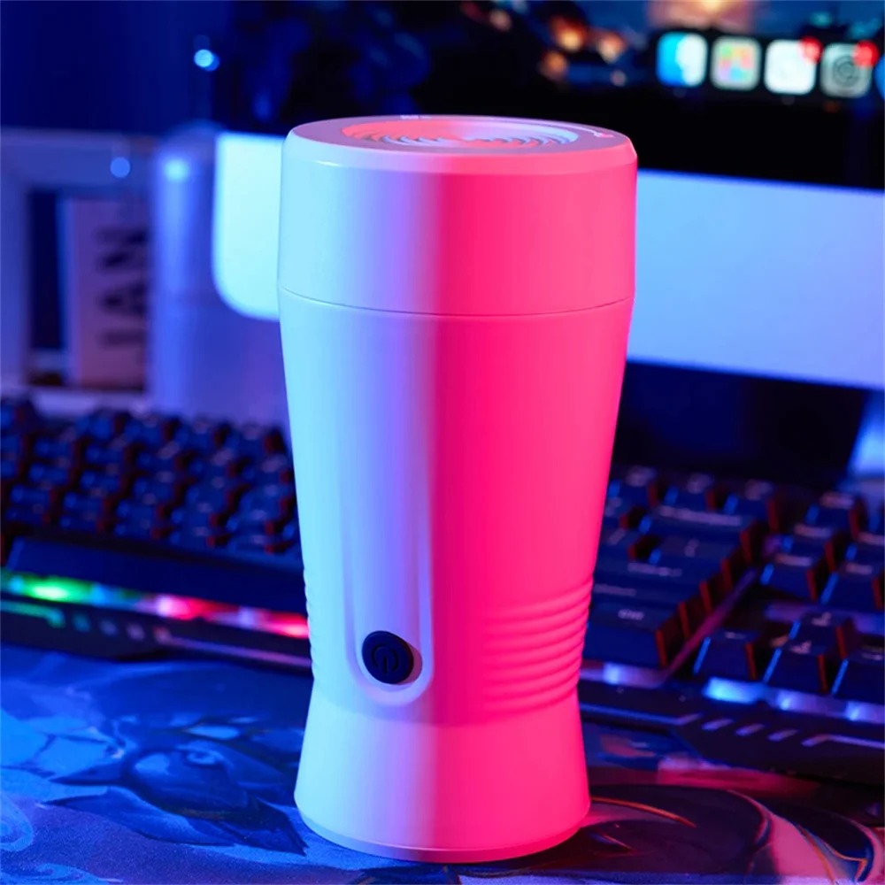 App-gesteuerte Realistische Masturbator Blowjob Maschine mit 9 Vibrationsmodi