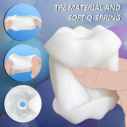 Elektrischer Masturbator Penistrainer Sexmachine mit 10 Vibrationsmodi & 3 Teleskopfunktion