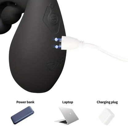 Elektrischer Analvibrator Prostatamassagegerät mit 10 Starke Vibrationsmodi