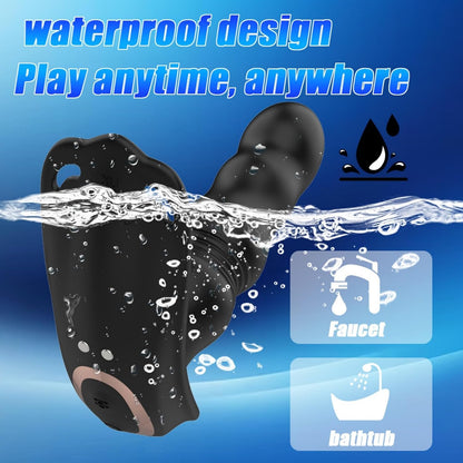Prostata Stimulation Analvibratoren Dildo Vibratorensets mit  9 Stoßfunktion & 9 Vibrationmodi