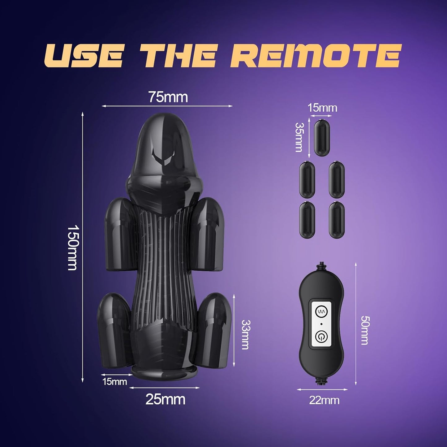 Neuer Unterdruck Penistrainer Vibrator Extender Masturbator mit 5 Vibratoren