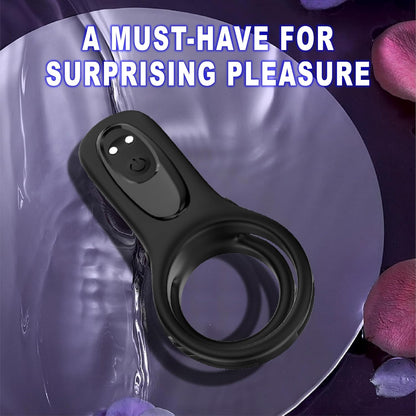 Intelligenter Penistrainer Vibrator Cockring mit 9 Vielfältige Vibrationsmodi