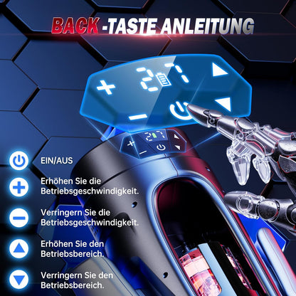 Doppelgriff  Elektrischer Masturbator Penis Vibrator Trainer mit 7 Teleskopfunktion
