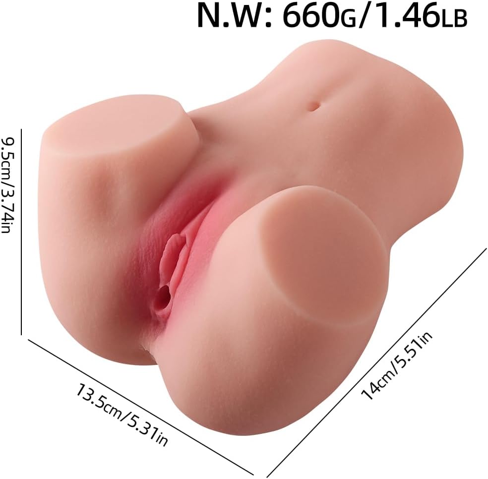 2 IN 1 Tragbarer Realistische Sexpuppe Arsch Masturbator