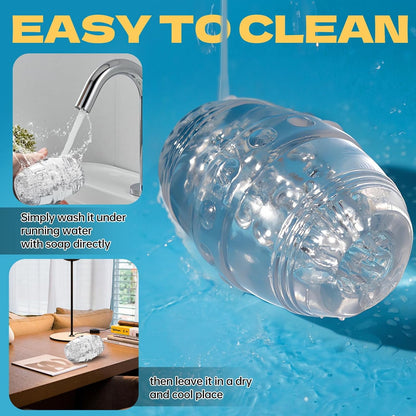 Realistischer Penistrainer Stroker Pocket Pussy Masturbator mit Dicken Wänden