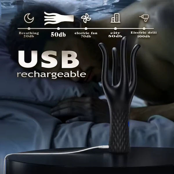 360° Rundum Penisvibrator Eicheltrainer Masturbator mit 10 Vibrationsmodi