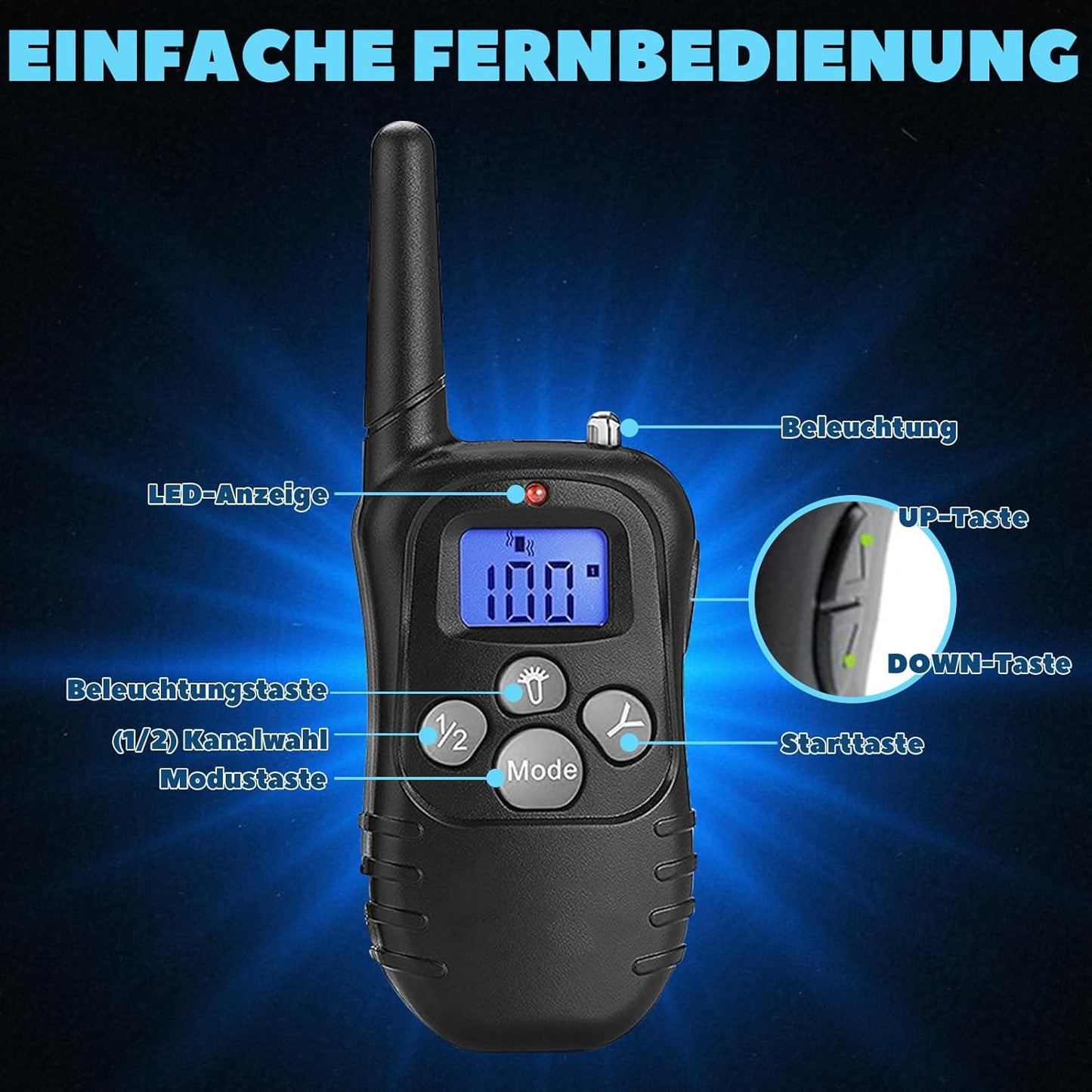 E-stim Penistrainer Eichelvibrator Cock Ring Masturbator mit Mehrere Elektroschock