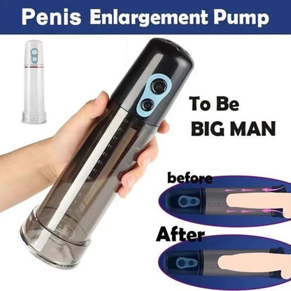 2 in 1 Electric Penis Pump Erection Penis Enlargement Penis Vacuum Pump 