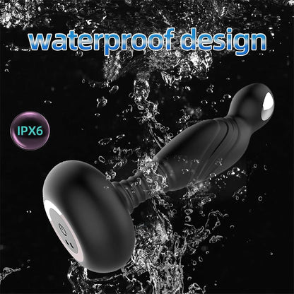 E-stim Analvibrator Prostata Stimulator mit 10 vibrationsmodi & 3 Stromschlag
