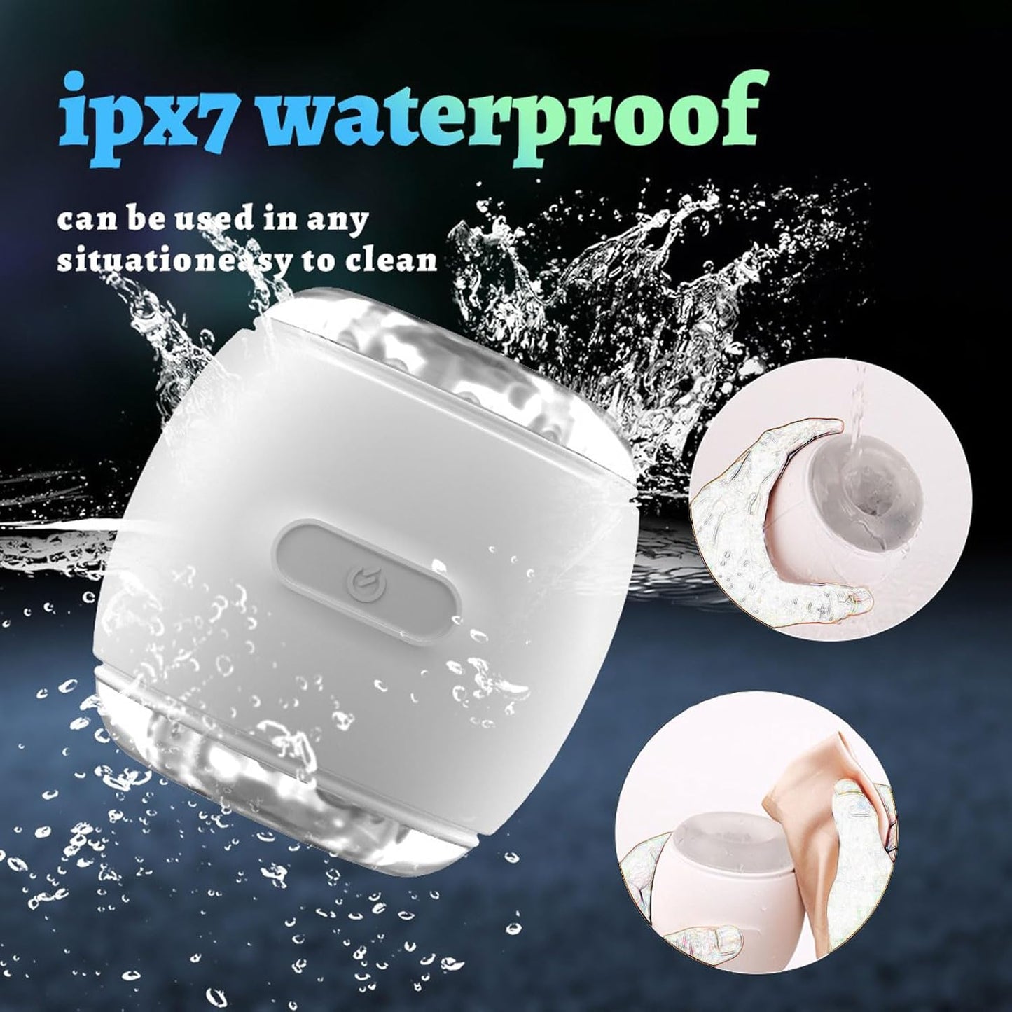 Elektrischer Masturbator Penis Stimulator Pocket Pussy mit 9 Vibrationsmodi