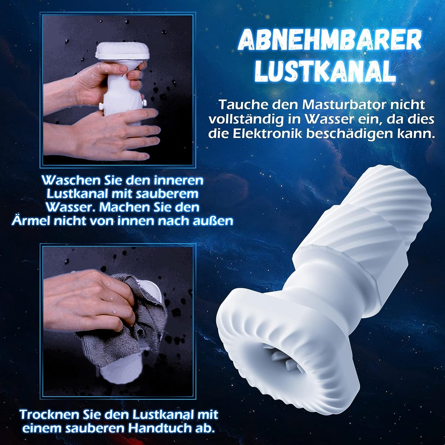 3-in-1 Robotmasturbator met telescopische vibratieverwarmingsfunctie 