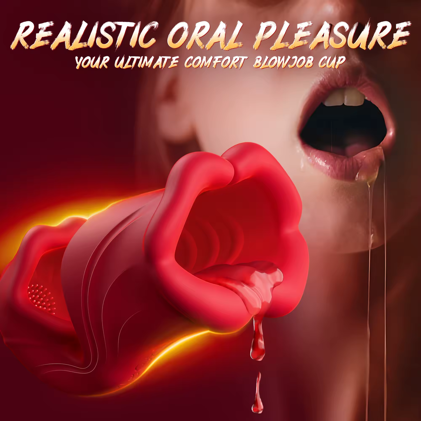 360° Full-Surround Penistrainer Stroker Blowjob Masturbator mit 9 Vibrationsmodi