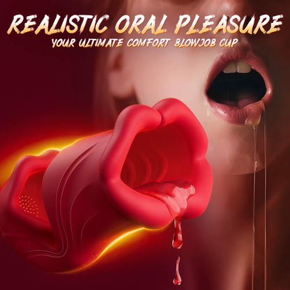 360° Full-Surround Penistrainer Stroker Blowjob Masturbator mit 9 Vibrationsmodi