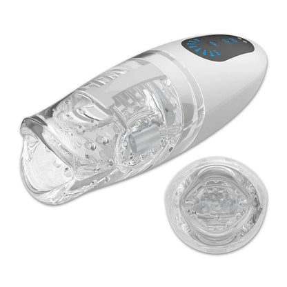 Automatische Masturbatoren Penistrainer Blowjob mit 8 Vibrationsmodi und 5 Bitting