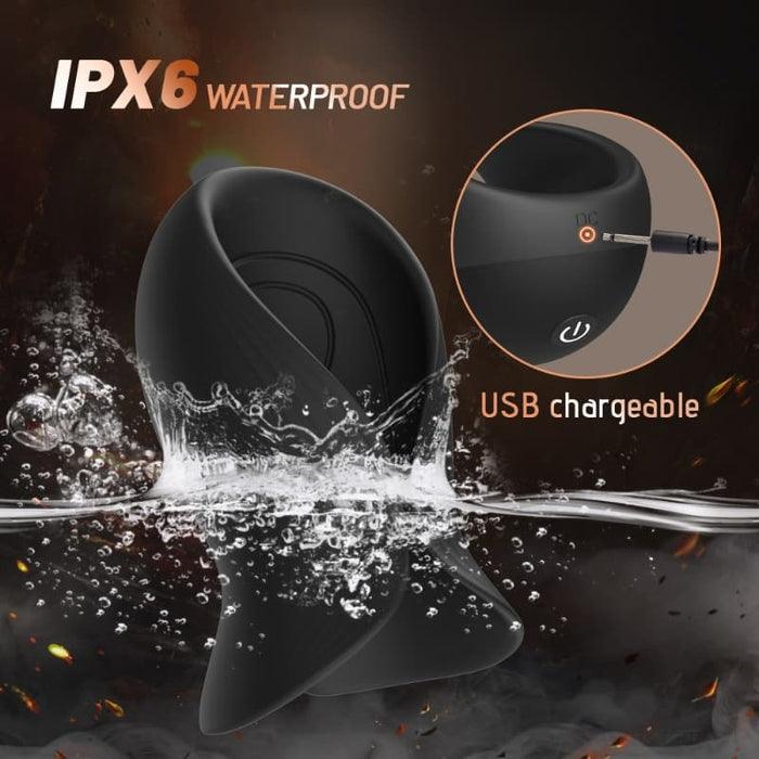 Automatischer Penistrainer Eichelmassagegerät Trainingsgerät mit 10 Pulse Modi