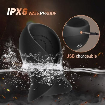 Automatischer Penistrainer Eichelmassagegerät Trainingsgerät mit 10 Pulse Modi