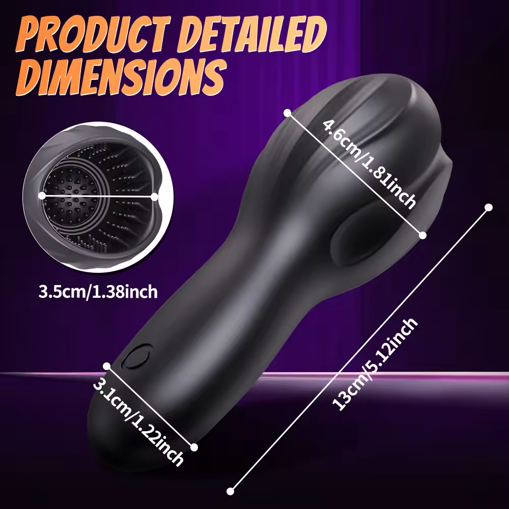 Automatische Penistrainer Vibrator Eichel Stimulator Massagegerät mit 9 Vibrations