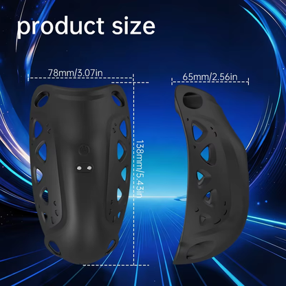 Hohler Tragbarer Penis Training Vibrator Keuschheitskäfig Masturbator
