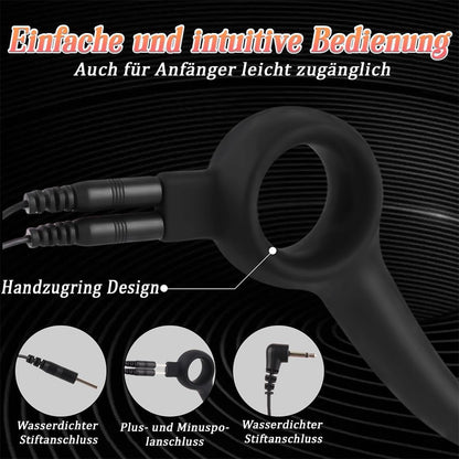 Elektro Shock Prostata Stimulation Analplug mit 8 Elektromodi & 19 Intensitätsstufen