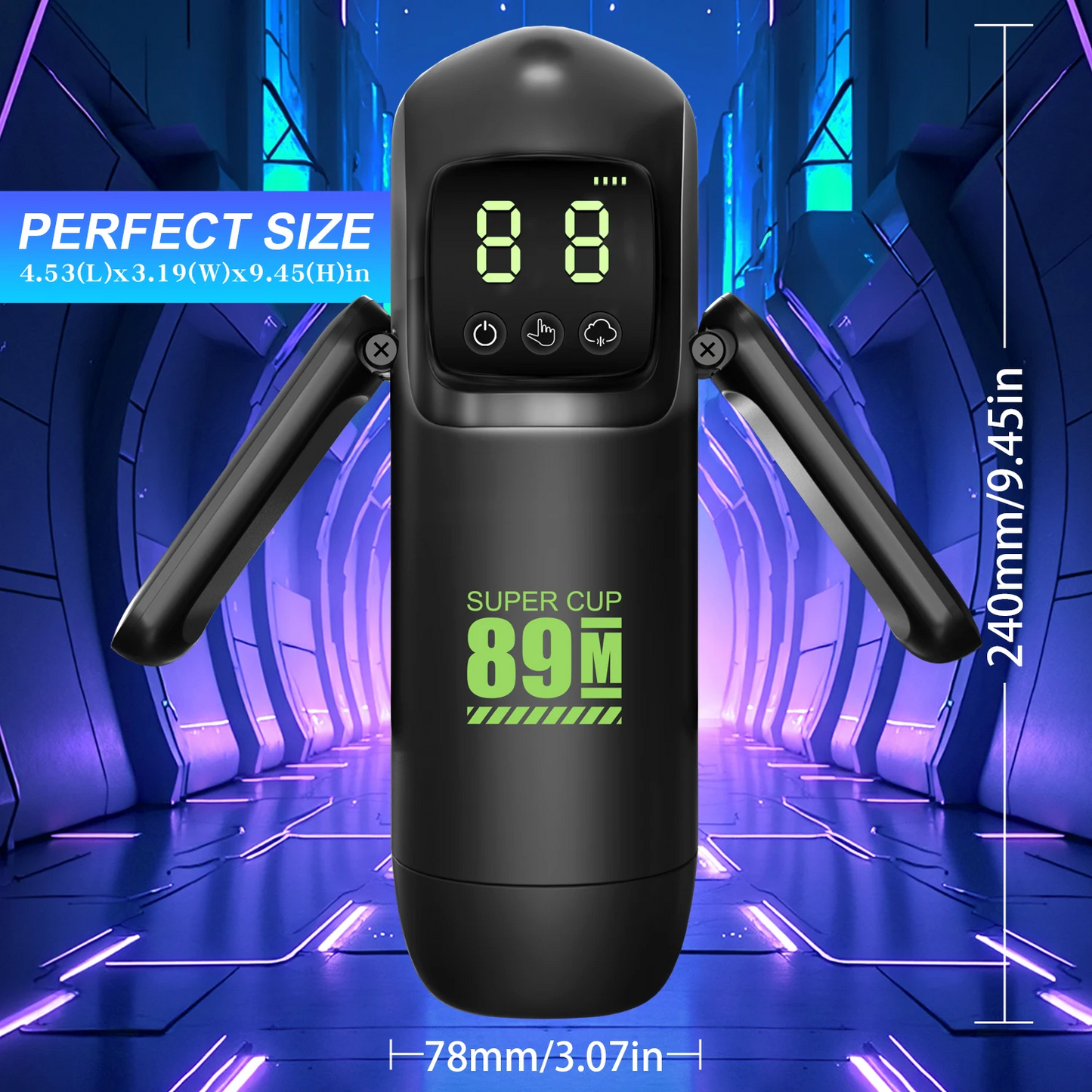 8 IN 1 Automatischer Masturbator Stroker Blowjob mit 7 Vibrationsmodi und Saugmodi