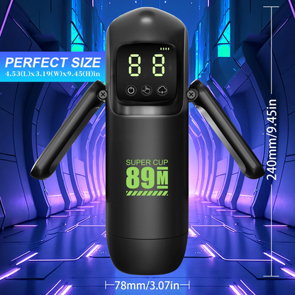 8 IN 1 Automatischer Masturbator Stroker Blowjob mit 7 Vibrationsmodi und Saugmodi