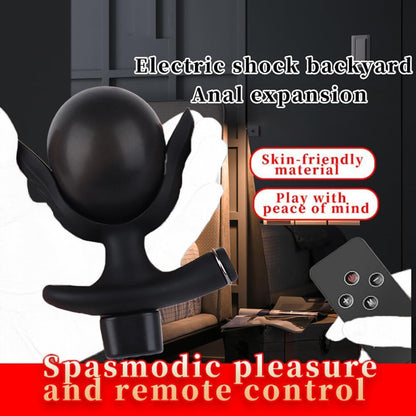 Elektro Shock Analplug Aufblasbar Elektrostimulation Analdildo Set mit 12 Modi & 19 Intensität