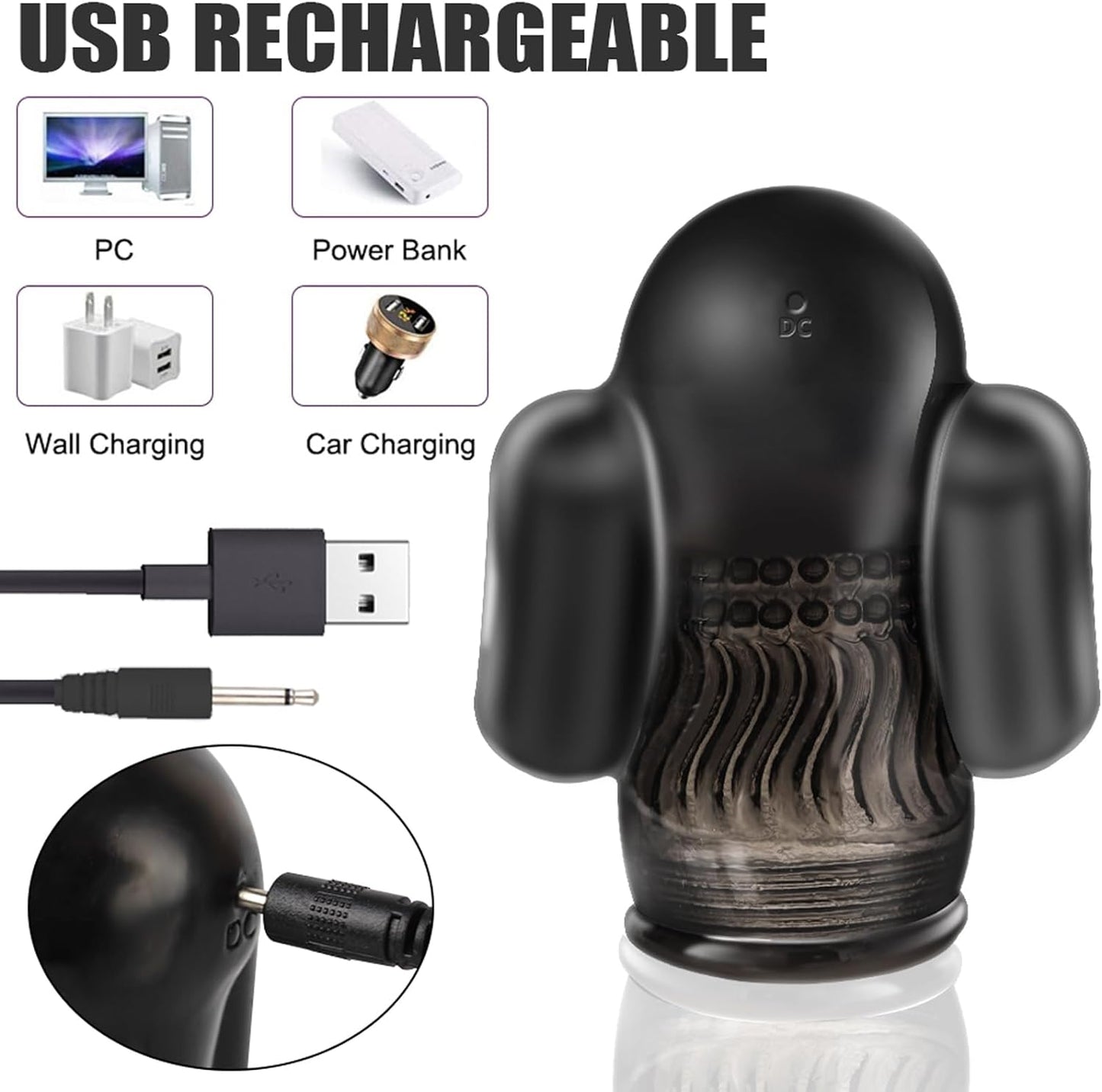 360° Penis Vibrator Elektrischer Masturbator Cup mit 10 Vibrationsmodi