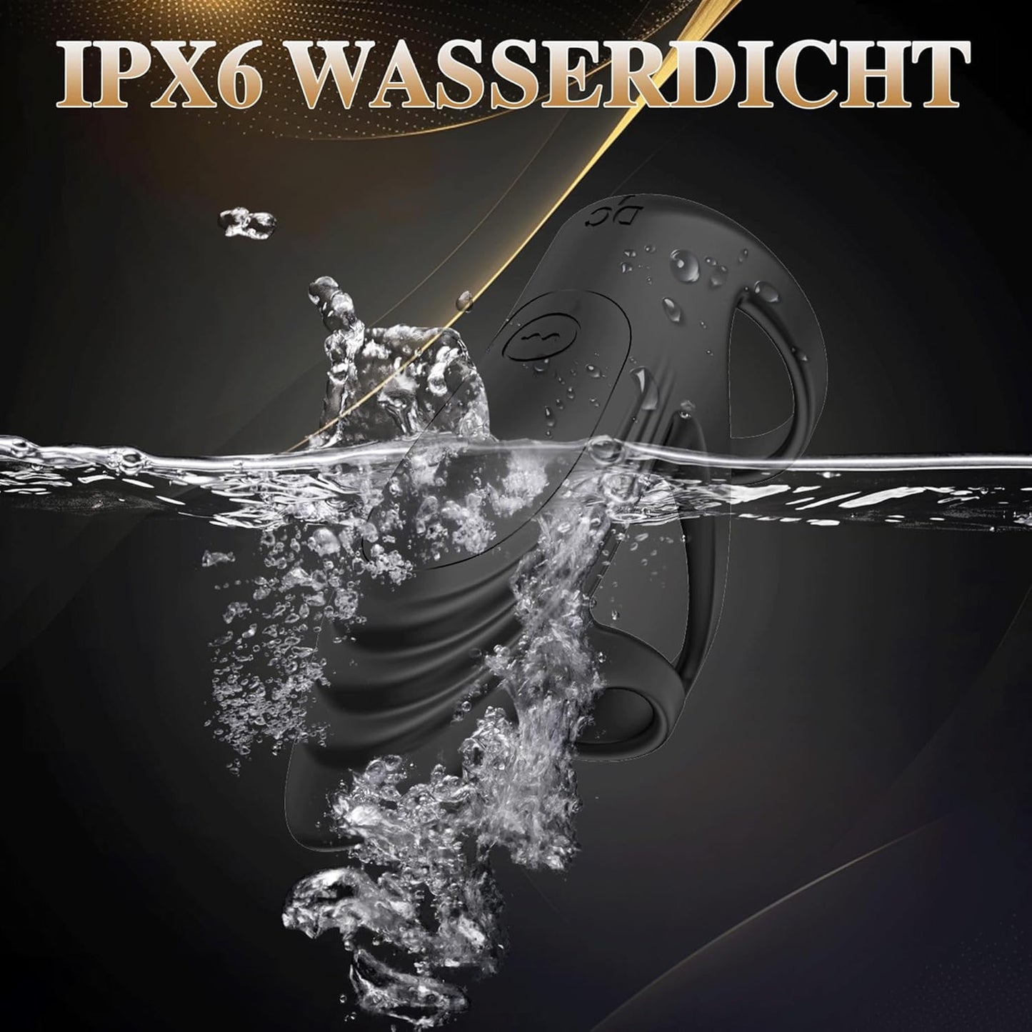 Dubbele cockring cockring vibrator penisring met 7 vibratiestanden 