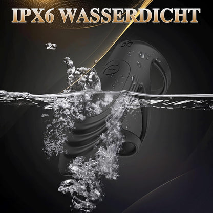 Dubbele cockring cockring vibrator penisring met 7 vibratiestanden 