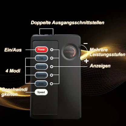 Elektro Schock Penisringe Stimulator mit 8 Stromschlagmodi und 19 Stromschlagintensitäten