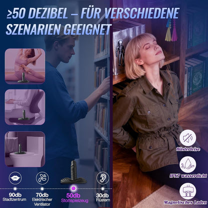 AI Sync Anal Plug Dildo & Grinder-Vibrator mit 9 Vibrations & 3 Stoßmodi