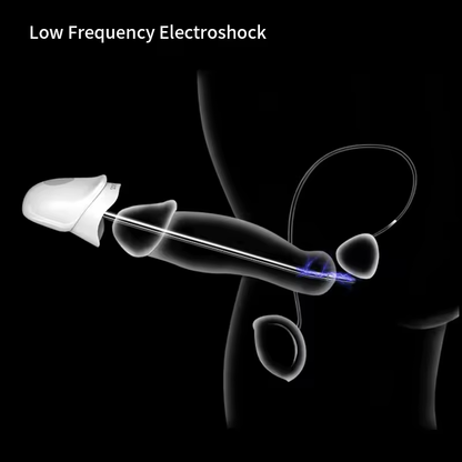 Elektrostimulations Penis Plug Vibrator Dilatator mit Harnröhren Katheter & 10 Vibrationsmodi