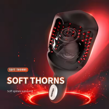 Elektrischer Penistrainer Glans Vibrator Masturbatoren mit 10 Vibrationsmodi & Lecktraining