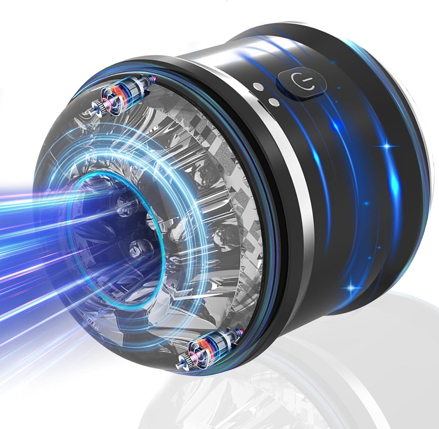 Offener Elektrischer Penistrainer Glans Stimulator Masturbatoren mit 10 Vibrationsmodi