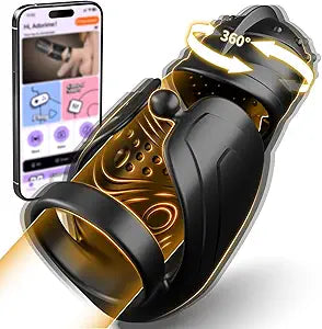 360° Umwickelter Penistrainer Vibrator Cockring mit 10 Schwing und 10 Vibrationsmodi