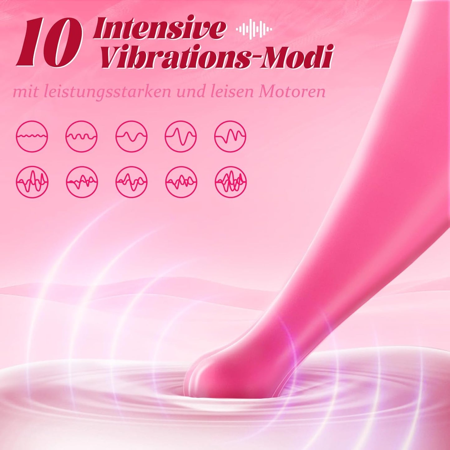 Klitoris Vibrationsvibrator G-Punkt Stimulator mit 10 Modi