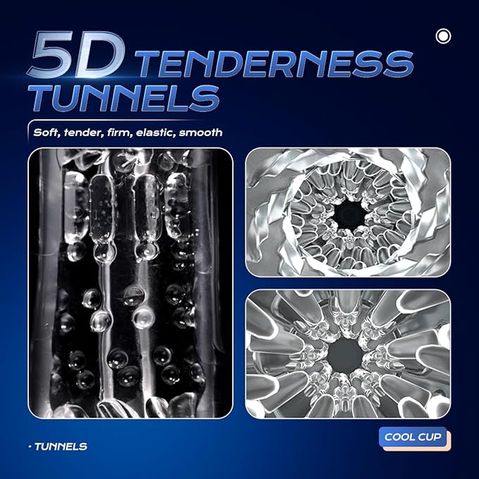 Realistische Masturbator Taschenmuschi Stroker Blowjob mit 10 Vibrationsmodus