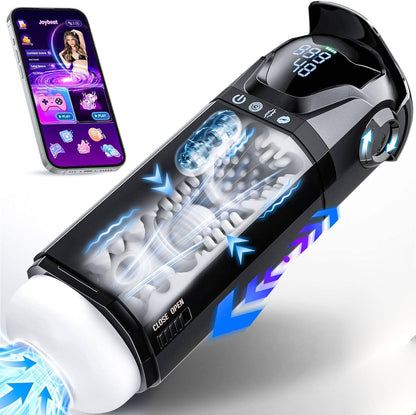 Automatisches Masturbator Stroker Blowjob mit 9 Saug Stoß und Vibrationsmodi