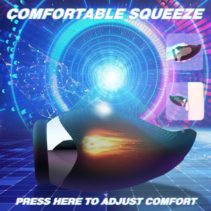 Elektrischer Masturbator Penis Masturbatoren mit 9 Vibrationsmodi und Heizfunktion