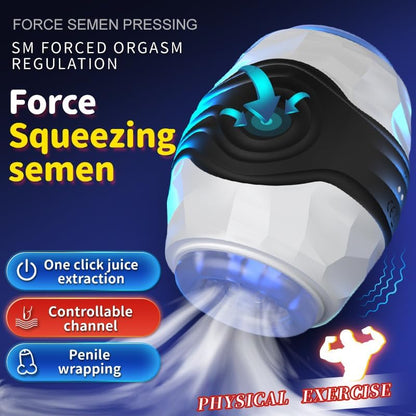 Elektrischer Masturbator  Automatischer Penis Training Vibrator mit 10 Vibrationsmodi